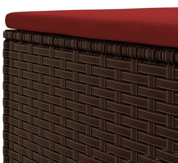VidaXL Polyrattan Kerti Ülőgarnitúra - 4 részes - Barna