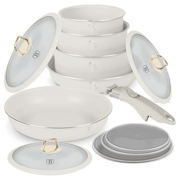 Berlinger Haus BH-8247 Sahara Collection 12 részes Edénykészlet - Krém