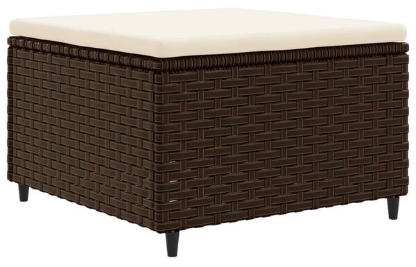 VidaXL 8 részes barna polyrattan kerti ülőgarnitúra párnákkal
