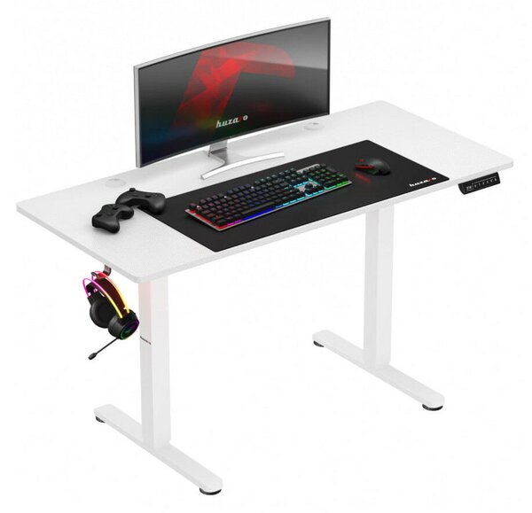 Huzaro Hero 8.2 Elektromos Állítható Íróasztal - 120x60 cm, Fehér