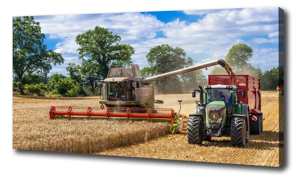 Vászonkép falra Keverjük össze és a traktor