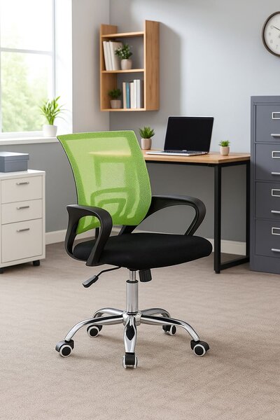 Pepita ergonomikus Irodai Forgószék - fekete-lime