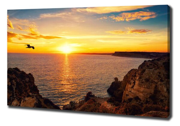 Vászon nyomtatás Sunset tengeren