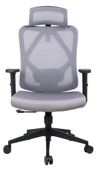IRISOffice Eclipse Szürke Ergonomikus Forgószék Fejtámlával