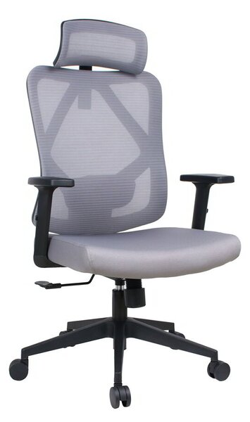 IRISOffice Eclipse Szürke Ergonomikus Forgószék Fejtámlával