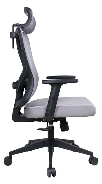 IRISOffice Eclipse Szürke Ergonomikus Forgószék Fejtámlával