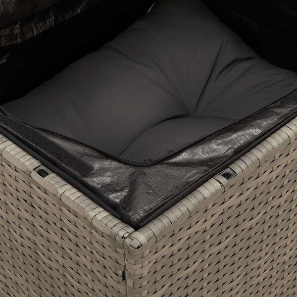VidaXL Polyrattan Kerti Ülőgarnitúra - 12 részes - Szürke