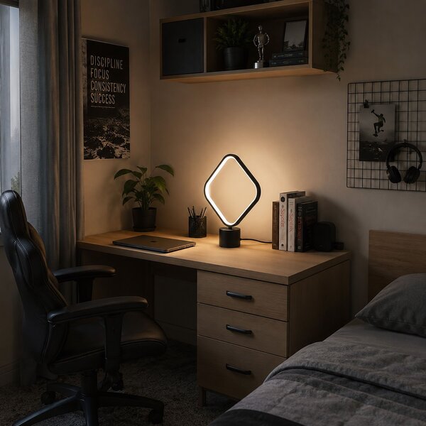 LHJ124-T fekete LED éjjeli lámpa