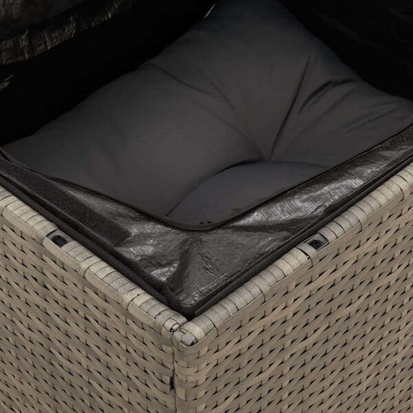 VidaXL Polyrattan Kerti Ülőgarnitúra - 8 részes - Szürke