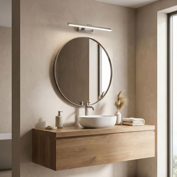Fürdőszobai fali LED lámpa SWE001-1W 43cm CHROME