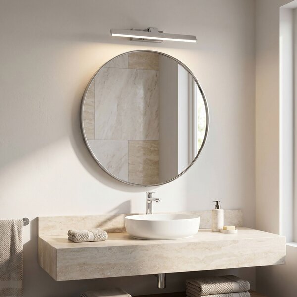 Fürdőszobai fali LED lámpa SWE001-1W 43cm CHROME