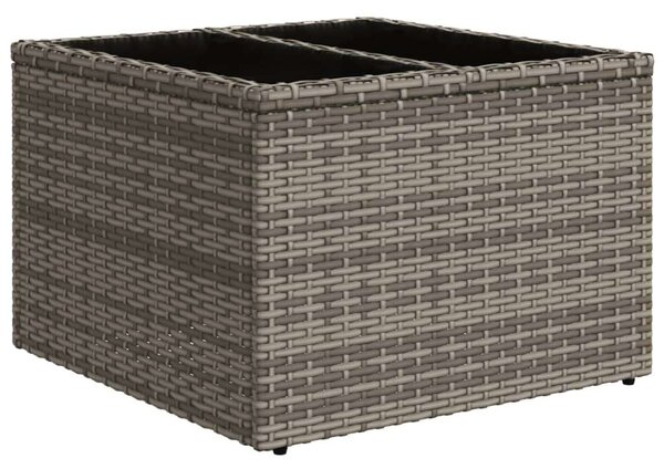 VidaXL Polyrattan Kerti Ülőgarnitúra - 10 részes - Szürke
