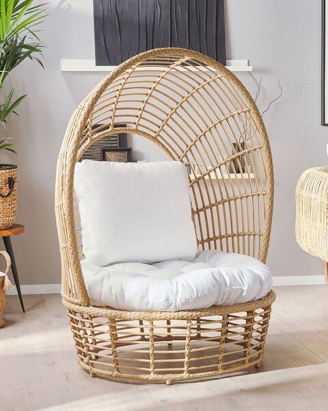 Kerti karosszék LIDO Rattan Bézs