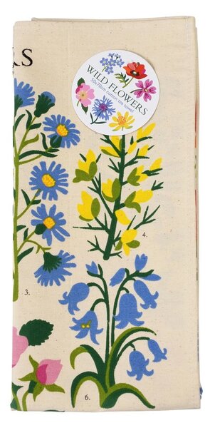 Wild Flowers bézs pamut konyharuha, 50 x 70 cm - Rex London