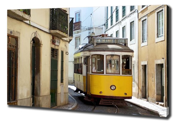 Vászonkép falra Tram lisszabon