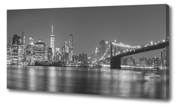 Vászonfotó Manhattan éjjel