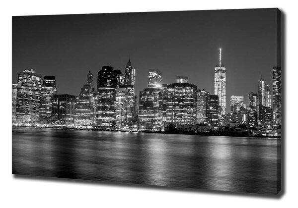 Vászonfotó Manhattan éjjel