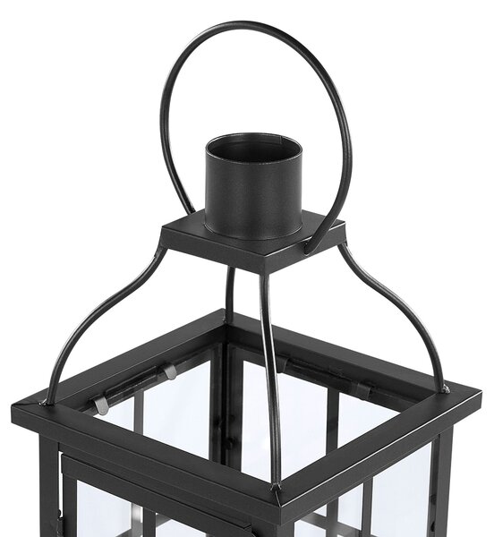 Lámpás CLARA Fém 42 cm Fekete