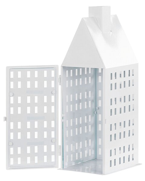 Lámpás DOLOK Fém 40 cm Fehér