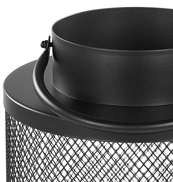 Lámpás YAMDENA Fém 24 cm Fekete