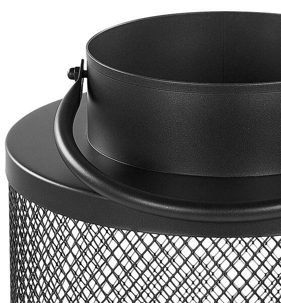 Lámpás YAMDENA Fém 19 cm Fekete