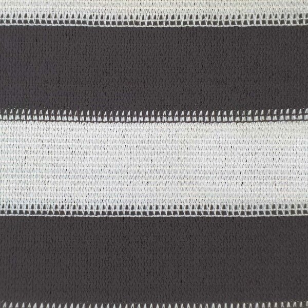 VidaXL Napernyő Vászon Antracit és Fehér 5 x 8 m HDPE