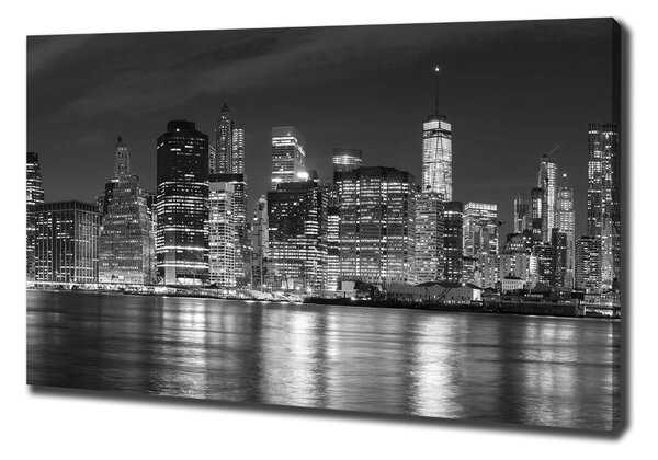 Vászonfotó Manhattan éjjel