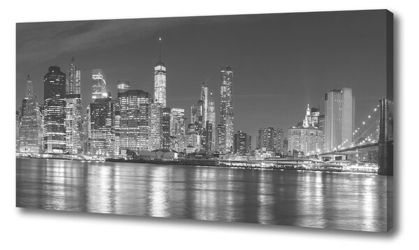 Vászonfotó Manhattan éjjel