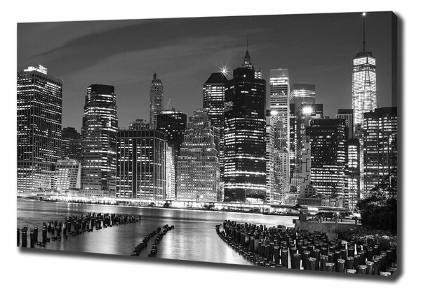 Vászonfotó Manhattan éjjel
