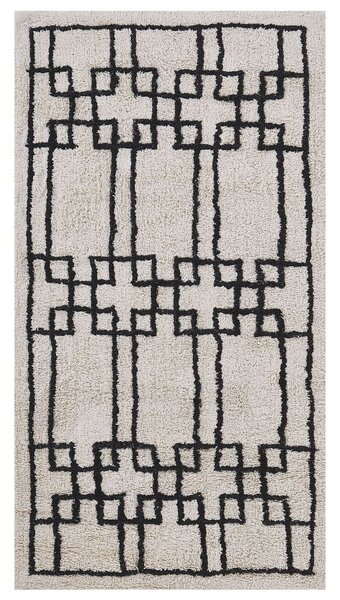 Szőnyeg TURHAL Bézs 80 x 150 cm Pamut