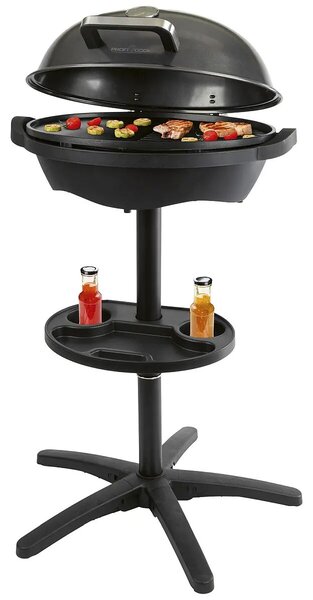 ProfiCook PC-BQS1303 Elektromos Kerti Grill - Ø 36 cm, Fekete