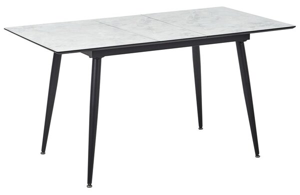 Étkezőasztal EFTALIA Fehér márvány 120/150 cm 80 cm