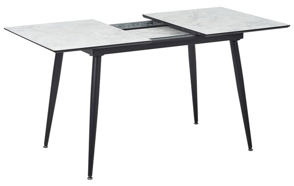 Étkezőasztal EFTALIA Fehér márvány 120/150 cm 80 cm