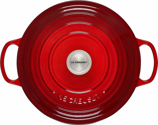Le Creuset Signature 28cm Öntöttvas főzőedény - Meggypiros