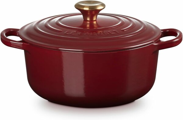 Le Creuset Signature kerek Öntöttvas Sütőtál 20cm - Bordó