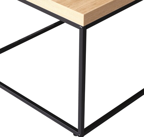 Dohányzóasztal 40 × 40 × 45 cm, MDF, vadtölgy CT-V2004 OAK
