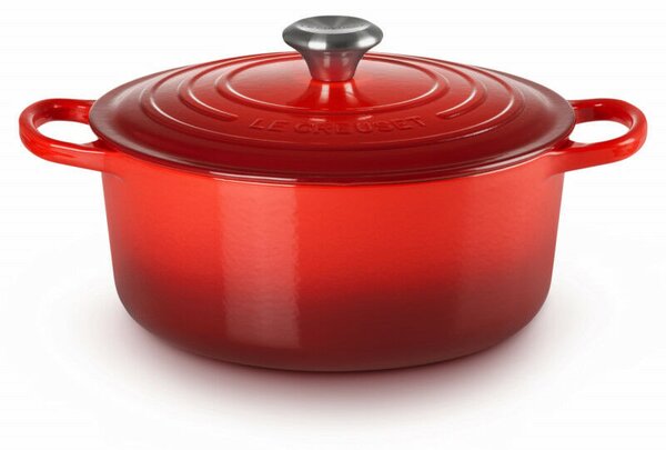Le Creuset Signature 26cm Öntöttvas főzőedény - Piros