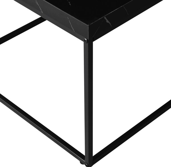 Dohányzóasztal 110 × 60 × 45 cm, MDF, márvány CT-V2011 BK