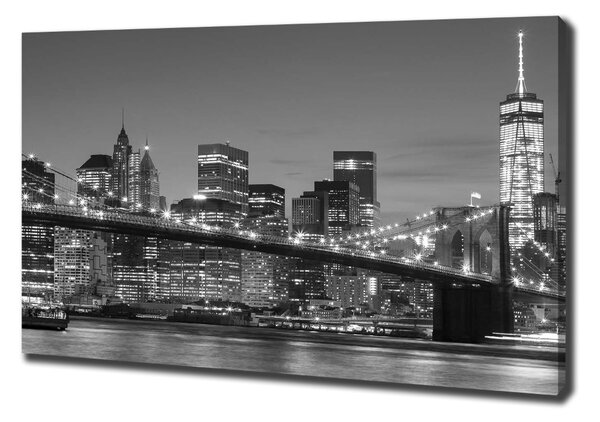 Vászon nyomtatás Manhattan éjjel