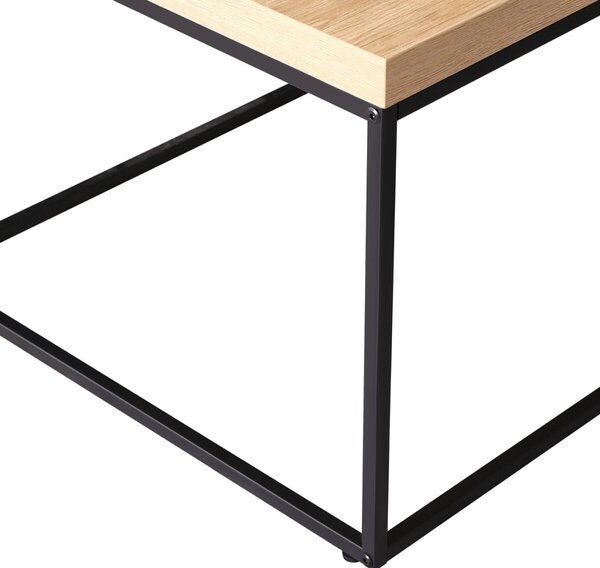 Dohányzóasztal 60 × 60 × 45 cm, MDF, vadtölgy CT-V2006 OAK