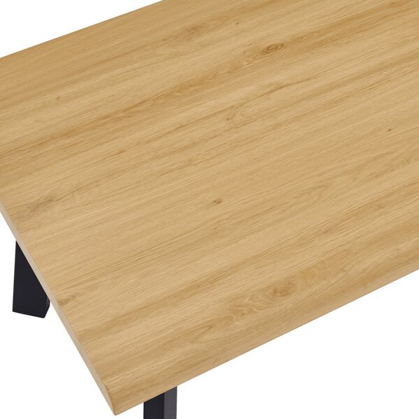 Dohányzóasztal 60 × 120 cm, MDF, natúr CT-F4512 OAK