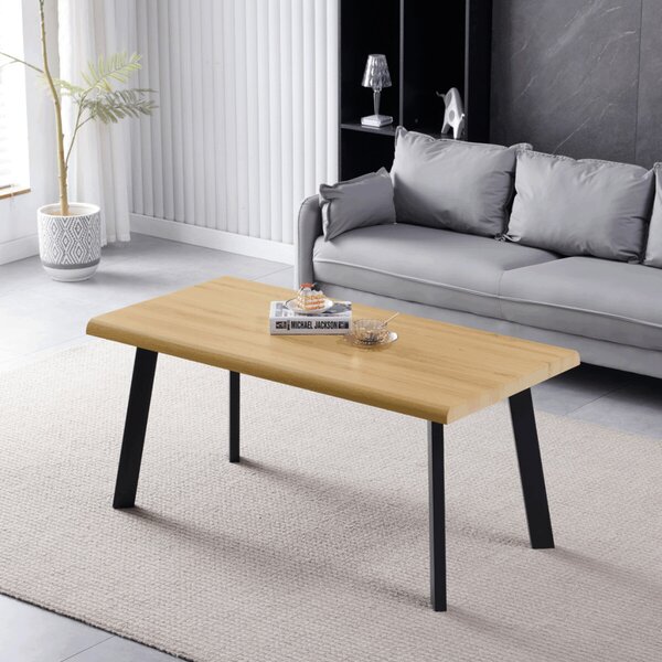 Dohányzóasztal 60 × 120 cm, MDF, natúr CT-F4512 OAK