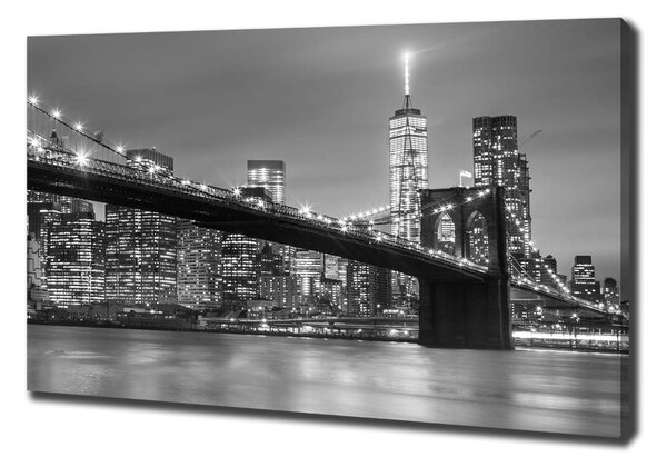 Vászon nyomtatás New york éjjel
