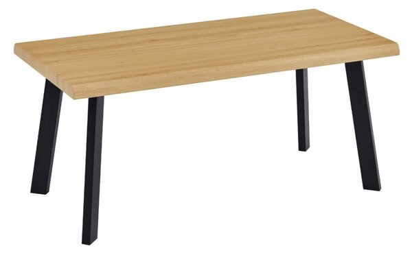 Dohányzóasztal 60 × 120 cm, MDF, natúr CT-F4512 OAK