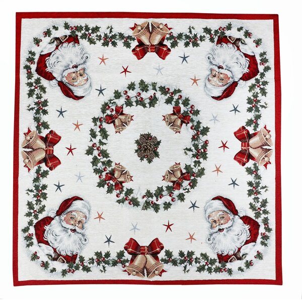 Gobelin asztalterítő Mikulás 90x90 cm Chenille IT014