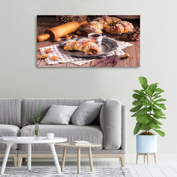 Feszített vászonkép Croissant