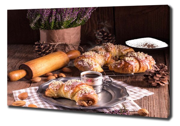 Feszített vászonkép Croissant