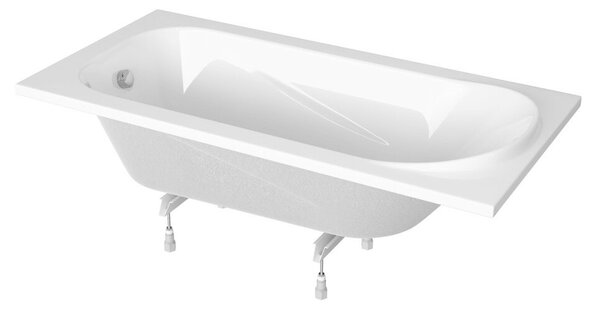 Welland Omega akril kád + szifon + kádláb - 150 x 75 cm