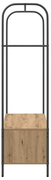 VidaXL Ruhafogó tárolóval Barna Tölgy 100 x 44 x 160 cm Faanyag