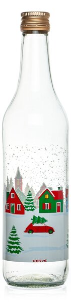 Snow Village fedeles üvegpalack 0,5 l